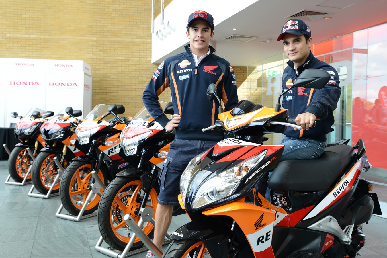 Repsol Honda MotoGP riders visit Honda’s European Head Office