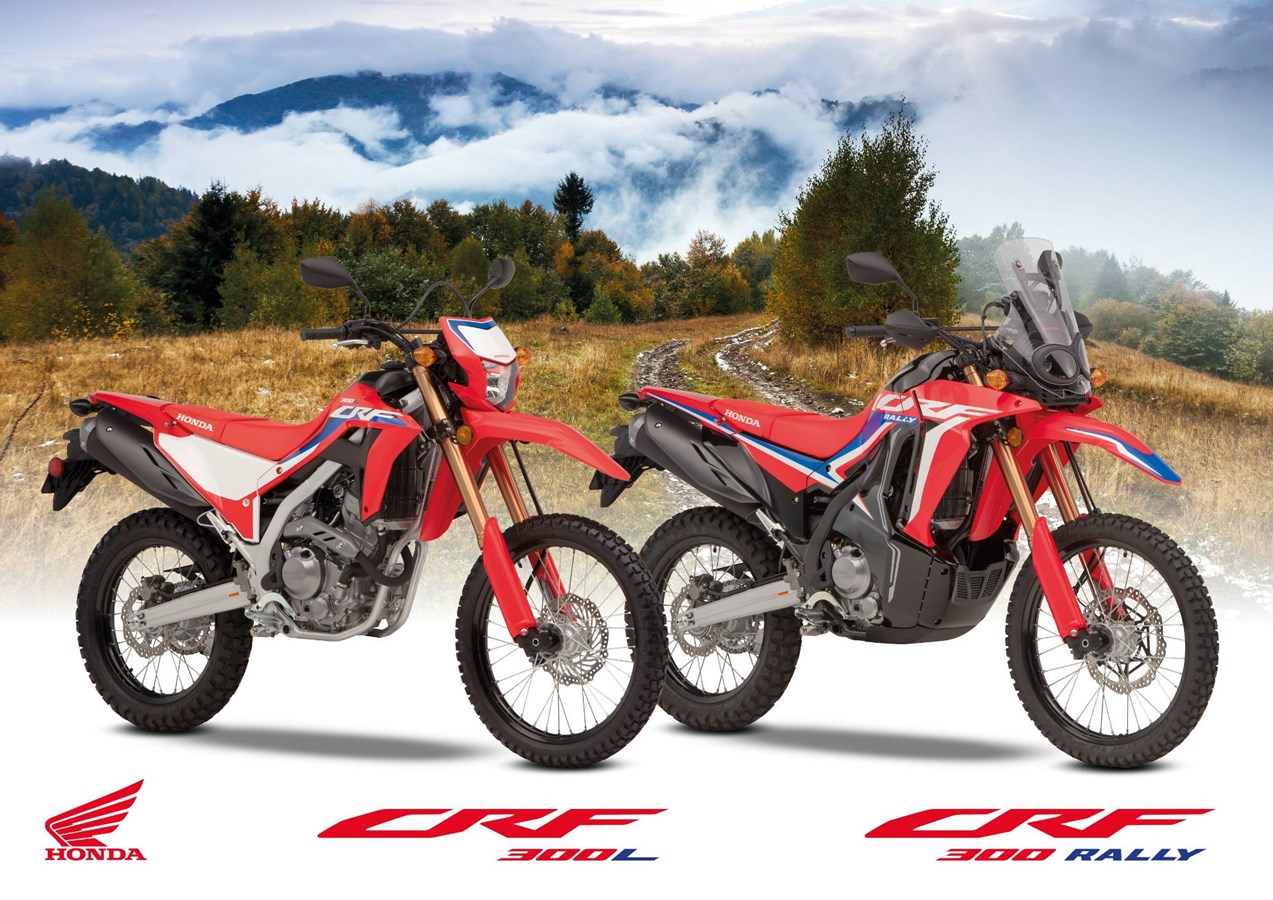 The new CRF300L and CRF300 RALLY – Honda’s lightweight dual-purpose bikes receive major updates