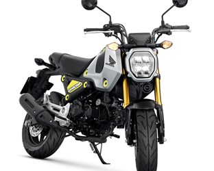 Nový MSX125 Grom, mini-motocykel značky Honda, obľúbený po celom svete.