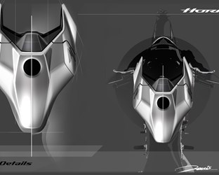 New Hornet design concept sketches hint at the sting in its tail