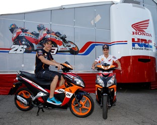 NSC50R for Repsol Honda MotoGP riders