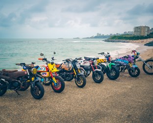 Honda surfs into Wheels and Waves 2023 with 7 custom minibikes