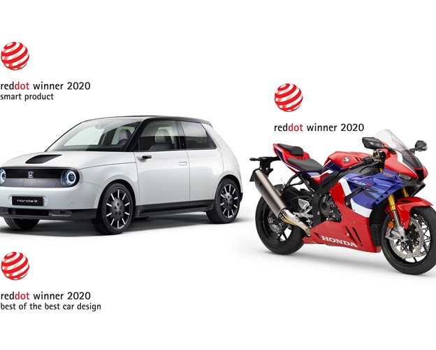 Trois distinctions « LES PRIX RED DOT DESIGN » décernées à Honda   incluant le    « BEST OF THE BEST » pour la Honda e 