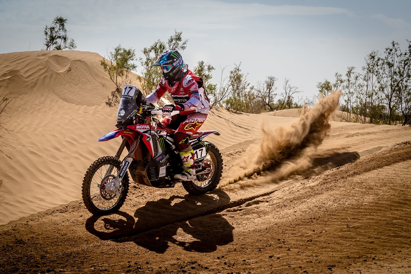 Monster Energy Honda Team will fight to the end for a win in the Morocco Rally