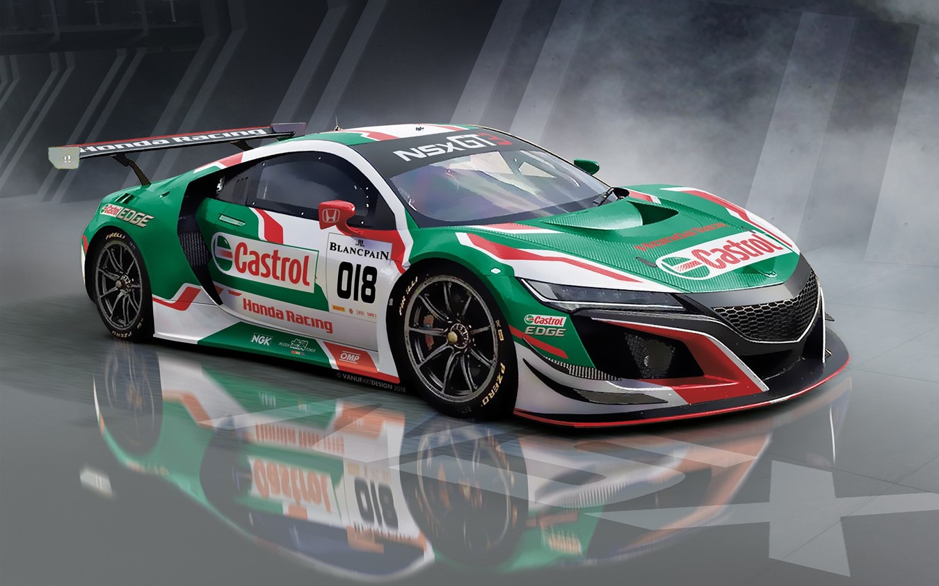 Castrol Honda Racing enters Spa 24 Hours with NSX GT3