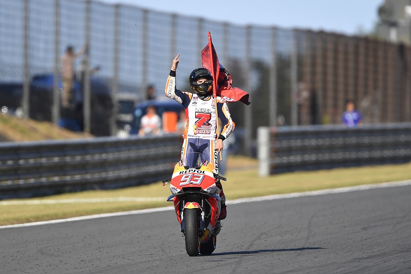 Magic Marquez Wins at Motegi Wins to Take Fifth MotoGP Crown