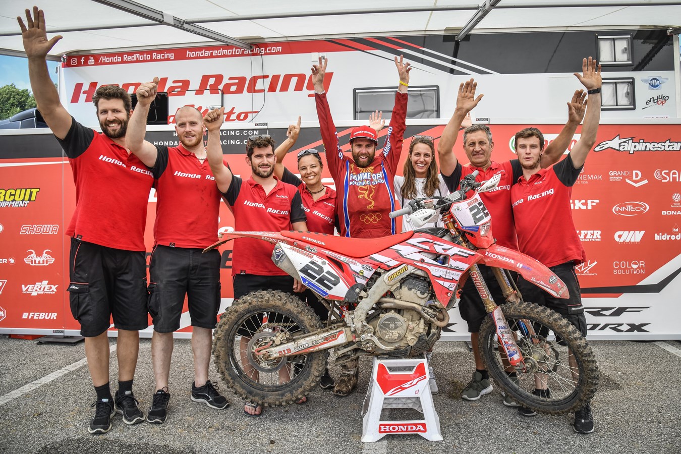 Mixed weekend for Honda riders at fifth round of Enduro Italian Championship