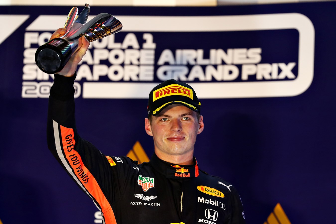 Podium finish for Verstappen in Singapore