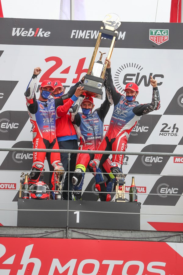 Meisterhafter Sieg bei den 24 Stunden von Le Mans für das Team F.C.C.TSR Honda France !