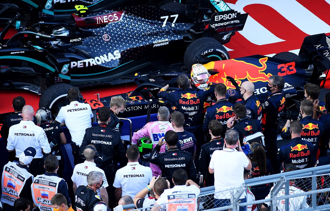 Verstappen Takes Second Place At The Russian Grand Prix As Honda Drivers Finish In The Points