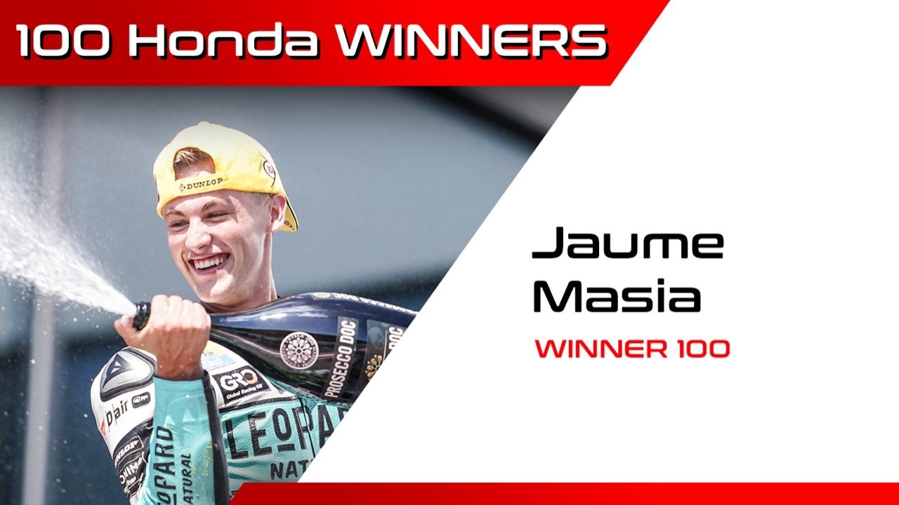 Masia becomes 100th different Grand Prix winner for Honda