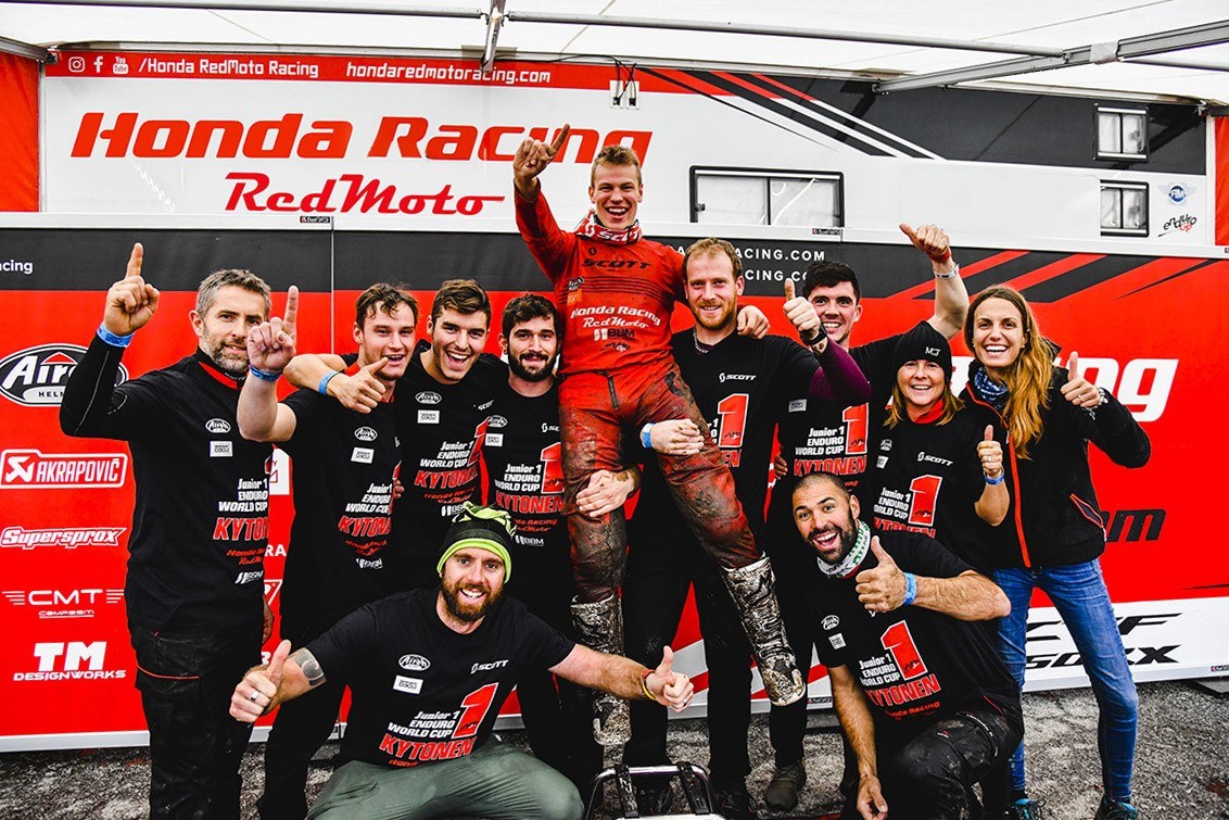 Honda Racing RedMoto World Enduro Team is the EJ1 class World Champion with Roni Kytonen
