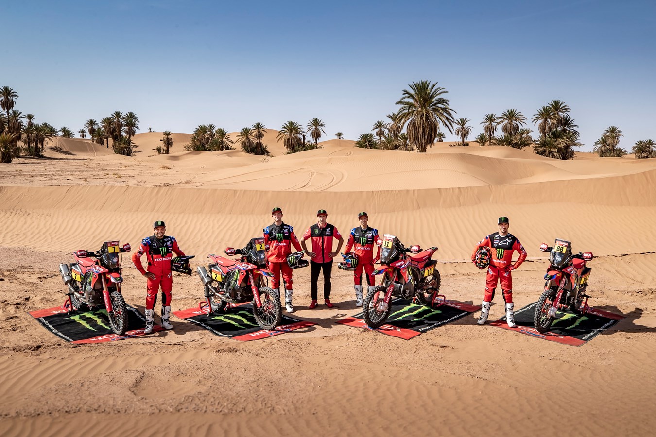Honda Announces Team for the 2022 Dakar Rally, Opening Round of the FIM World Rally-Raid Championship