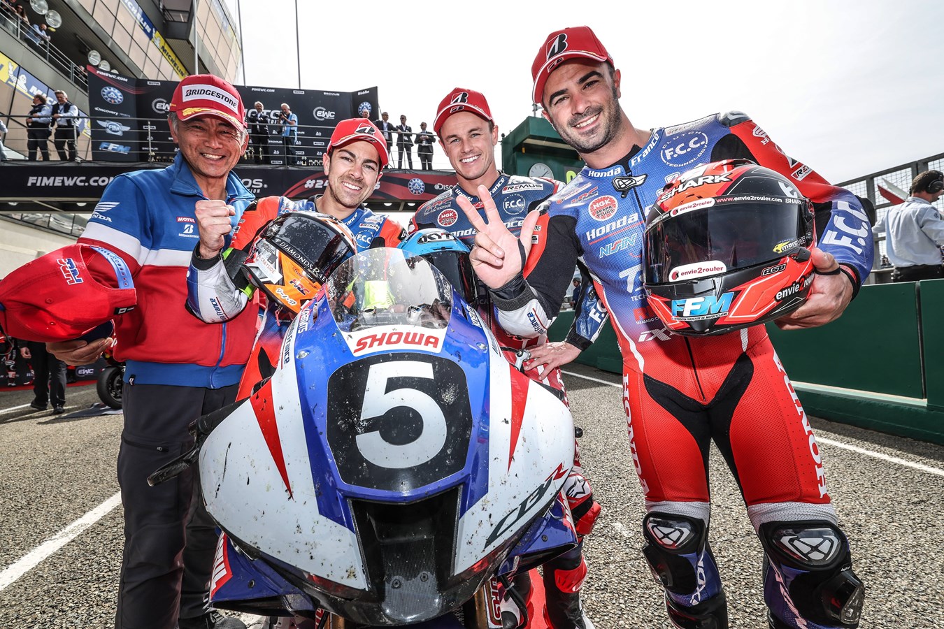 F.C.C. TSR Honda France finishes third at the 24 Heures Motos