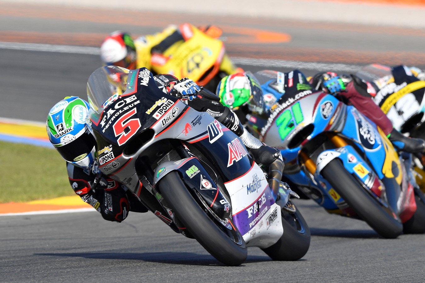 Zarco completed his two seasons of domination with a final victory in Moto2