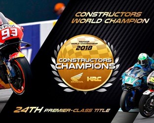 Honda Champion du Monde Constructeurs MotoGP 2018