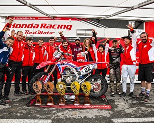 Outstanding double win for Honda Racing RedMoto World Enduro Team with Thomas Oldrati at Italian GP