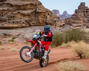 Kevin Benavides Claims First Dakar Rally Victory Honda Wins Motorcycle Category for Second Straight Edition