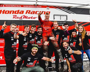 Honda Racing RedMoto World Enduro Team is the EJ1 class World Champion with Roni Kytonen