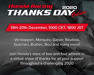 Honda Racing Thanks Day Online!