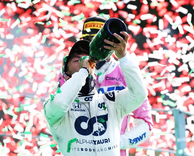 Pierre Gasly vince la sua prima gara in F1 nel Gran Premio di Monza