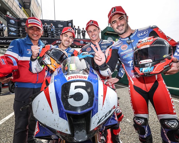 F.C.C. TSR Honda France finishes third at the 24 Heures Motos
