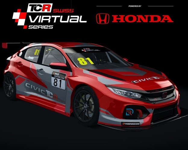 TCR Swiss Virtual Series powered by Honda: Motorsport, zuerst virtuell, dann real, im Cockpit eines Honda Civic Type R TCR